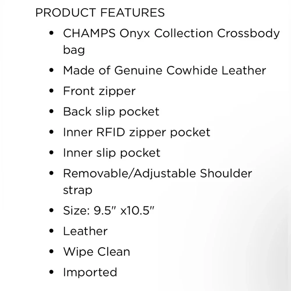CHAMPS 'Onyx Collection